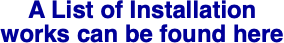 A List of Installation